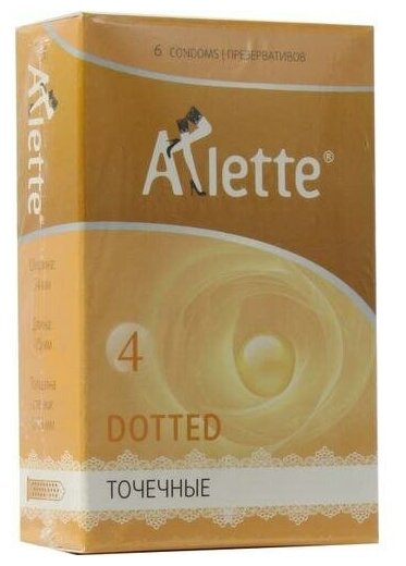 Презервативы Arlette Dotted 4 6 шт