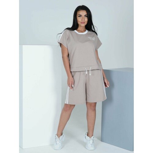 фото Костюм, размер 44, бежевый liketeks