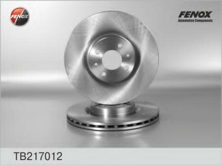Диск тормозной передний вентилируемый FENOX TB217012