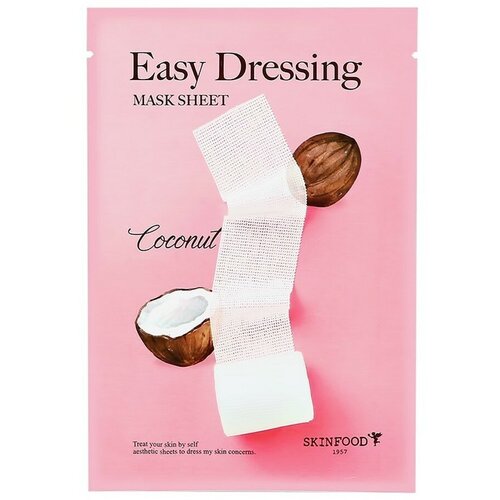 Маска для лица SKINFOOD EASY DRESSING с экстрактом кокоса (питательная) 37 г