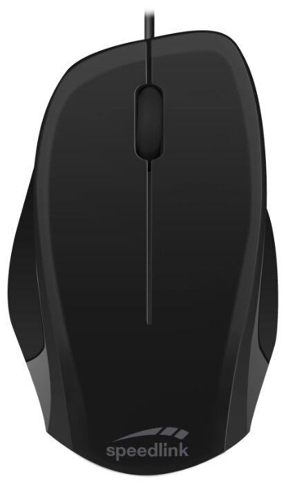 PC Мышь проводная Speedlink Ledgy Mouse USB, Silent, black-black (SL-610015-BKBK)