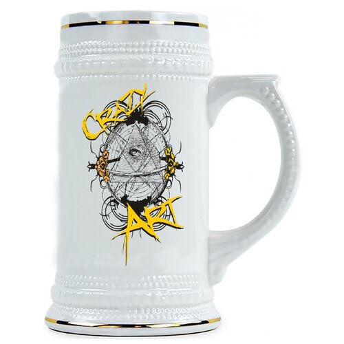 фото Пивная кружка crazy art , безумное искусство drabs