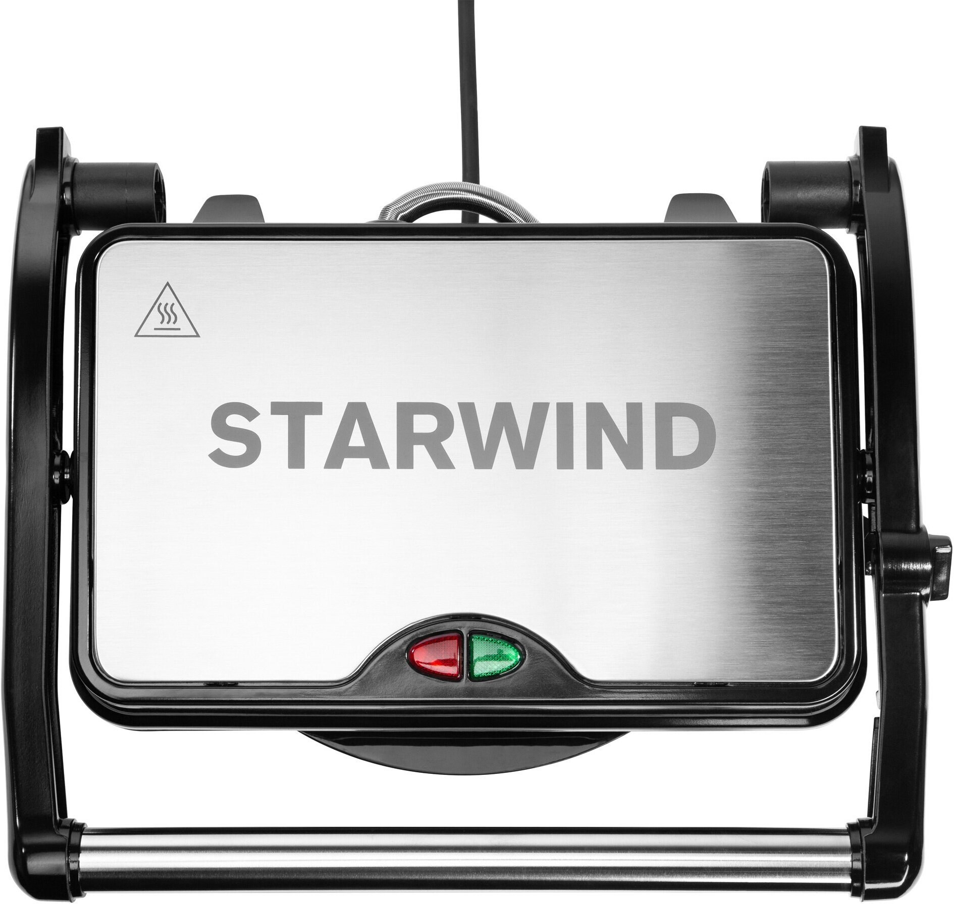 Электрогриль Starwind SSG2040 1500Вт серебристый/черный