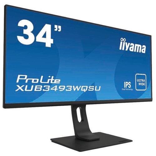 Монитор LCD 34' 21:9 3440х1440 IPS, nonGLARE, 320cd/m2, H178°/V178°, 1000:1, 80М:1, 1,07B Color, 5ms, HDMIx3, DP, USB-Hub, Height adj, Pivot, Tilt,