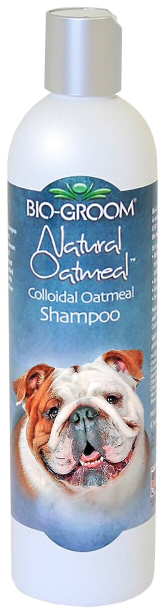 BIO-GROOM NATURAL OATMEAL шампунь для собак и кошек успокаивающий против зуда и раздражений 355 мл (1 шт)