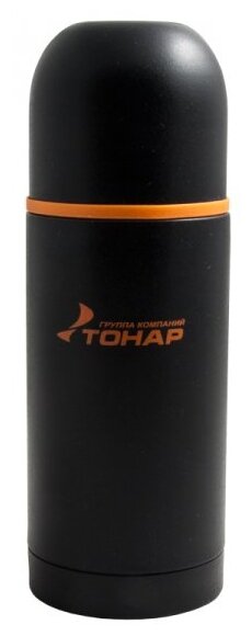 Классический термос чаша ТОНАР HS.TM-023, 0.5 л, черный