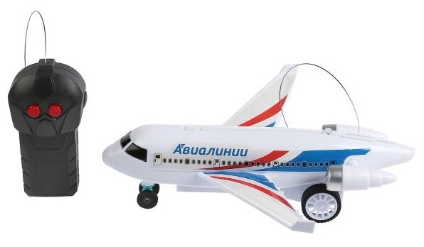 Самолет Технодрайв ZY905632-R 25 см белый фото 3