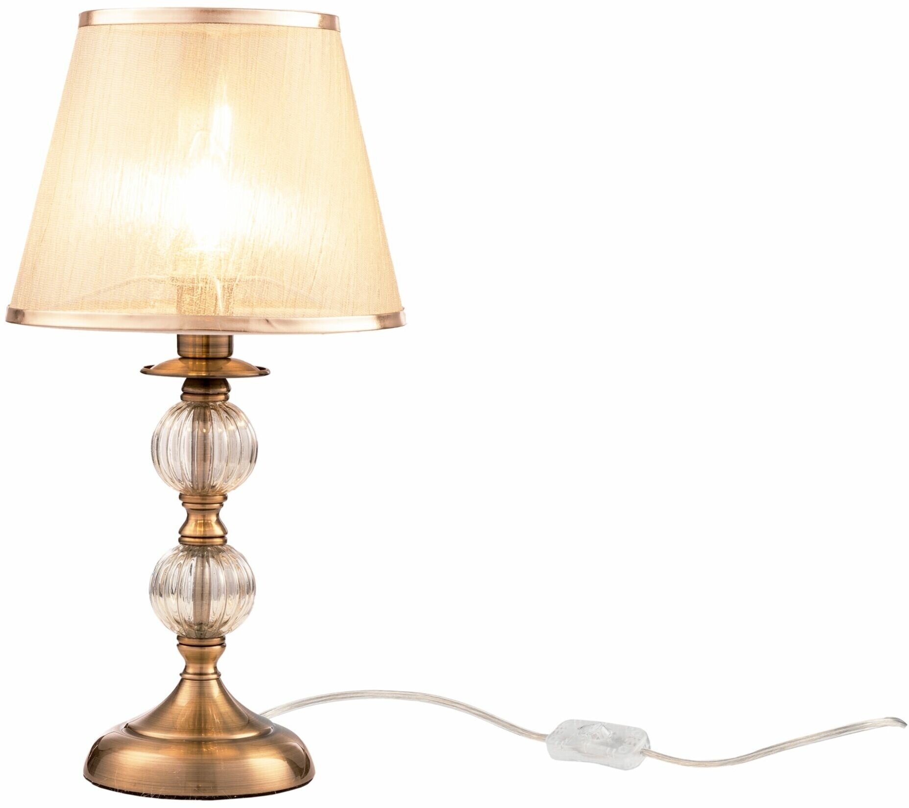 Настольная лампа Freya Inessa FR2685TL-01BZ, E14, кол-во ламп:1шт, Бронза