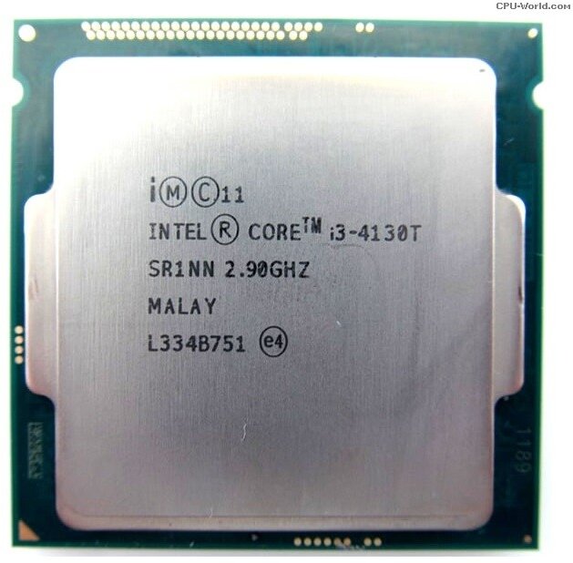 Процессор Intel Core i3-4130T Haswell LGA1150, 2 x 2900 МГц, OEM