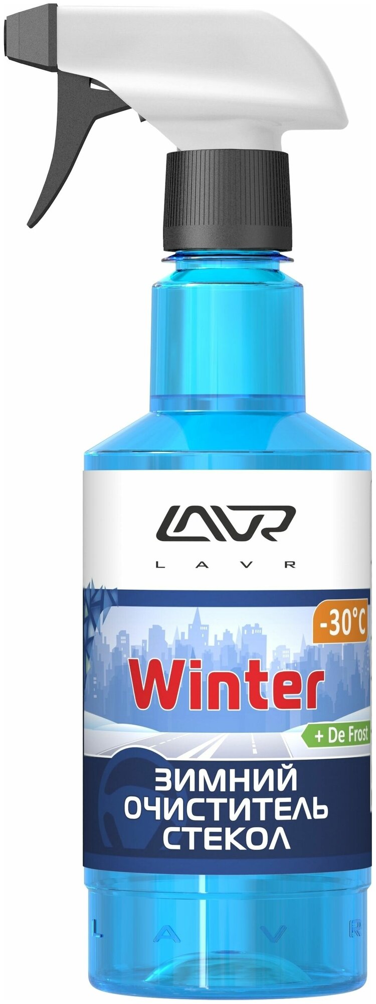 Очиститель для автостёкол LAVR Glass Cleaner Anti Ice Ln1301