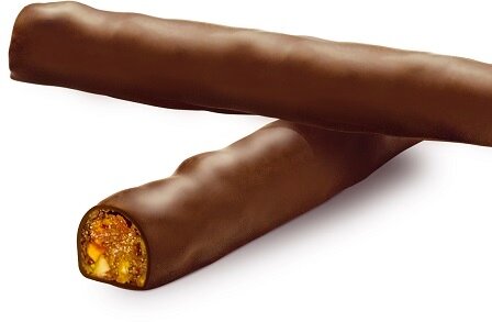 Фруктово-ореховые палочки в шоколаде Fruit Stiсks с курагой, миндалём, апельсином и мёдом, 175г - фотография № 6