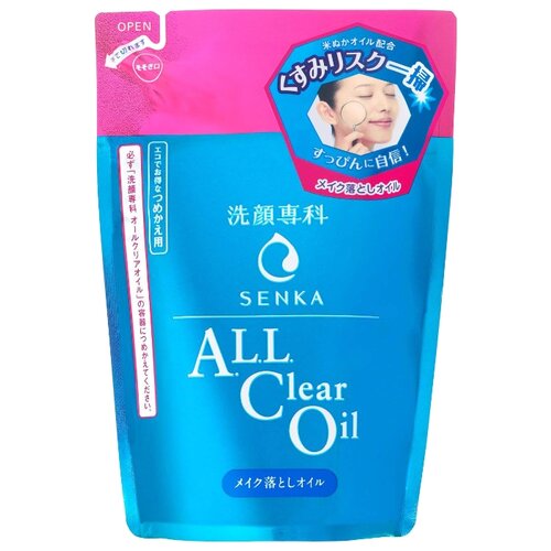 фото Shiseido гидрофильное масло для снятия макияжа Senka All Clear Oil, 180 мл