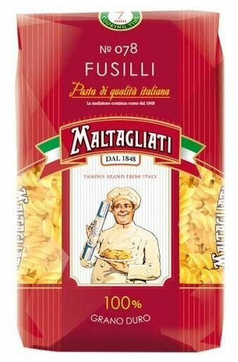 Maltagliati Макаронные изделия Fusilli Спираль, 450 г, 4 шт. - фотография № 2