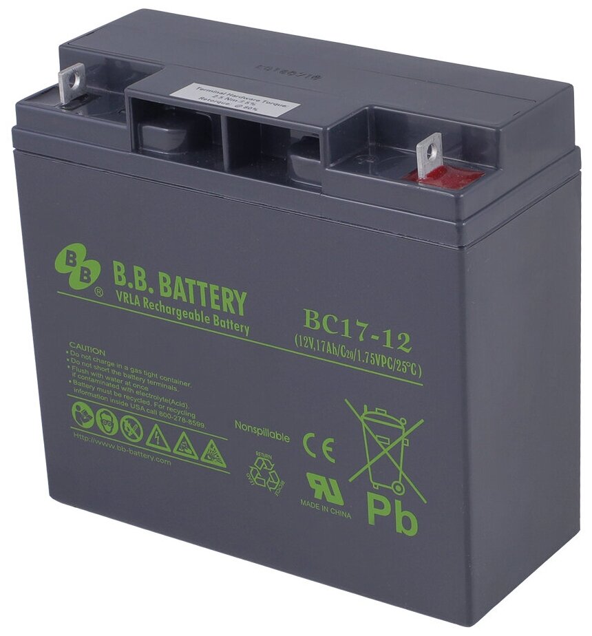 Аккумуляторная батарея B.B.Battery BC 17-12