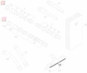 Комплект резиновых полосок Karcher