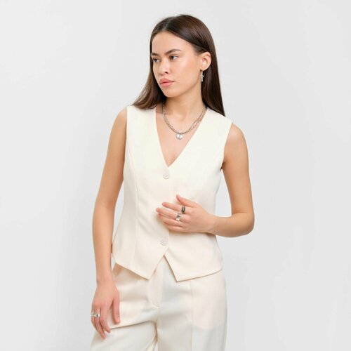 фото Жилет mist, размер 46, бежевый