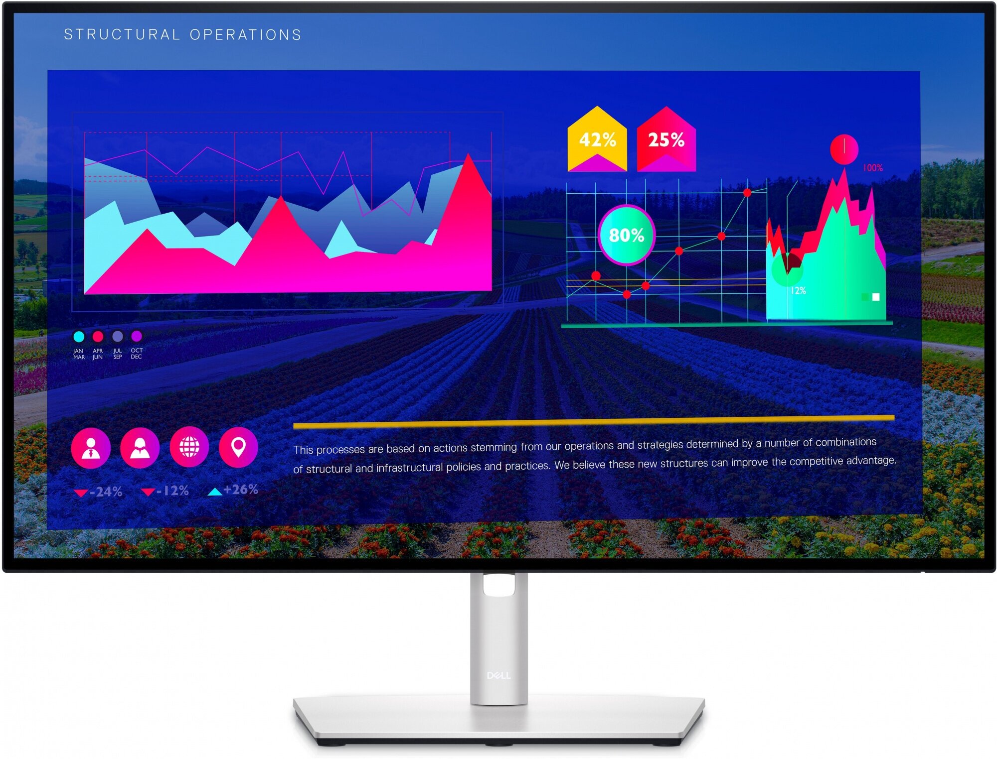 DELL Монитор Dell 27" UltraSharp U2722D черный IPS LED 5ms 16:9 HDMI матовая HAS Piv 1000:1 350cd 178гр/178гр 2560x1440 60Hz DP 2K USB 210-AYUK