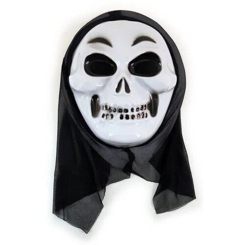 фото Маска карнавальная скелет с улыбкой без бренда