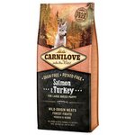 Сухой беззерновой корм CARNILOVE Salmon & Turkey for Large Breed Puppy для щенков крупных пород, лосось и индейка 12кг - изображение