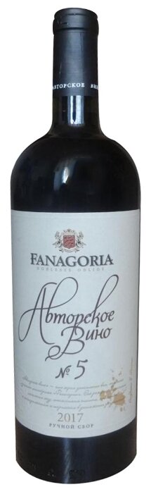 Вино Fanagoria Авторское №5, 0.75 л