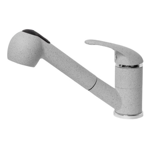 Смеситель для раковины (умывальника) АкваГранитЭкс C-4040 310 серый