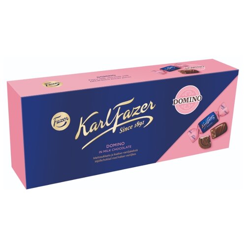 фото Набор конфет fazer domino молочный шоколад 270 г