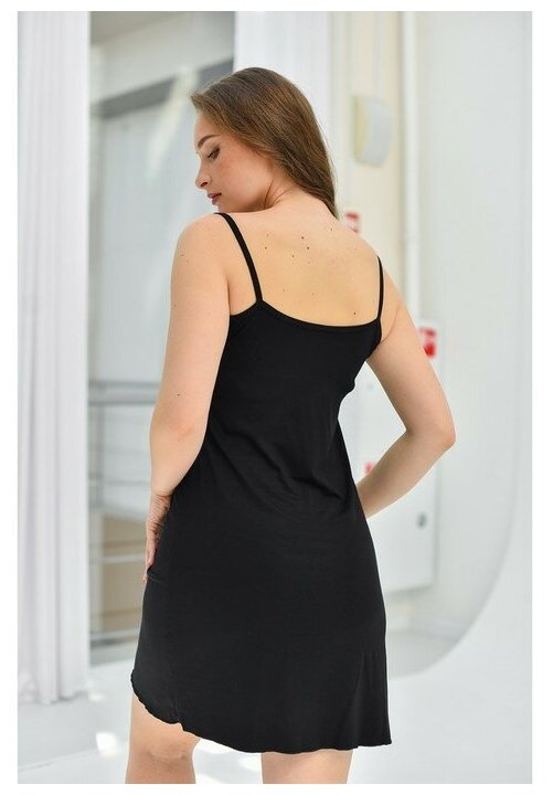 Ночная сорочка женская «Чувство», цвет чёрный, размер 46 - фотография № 13