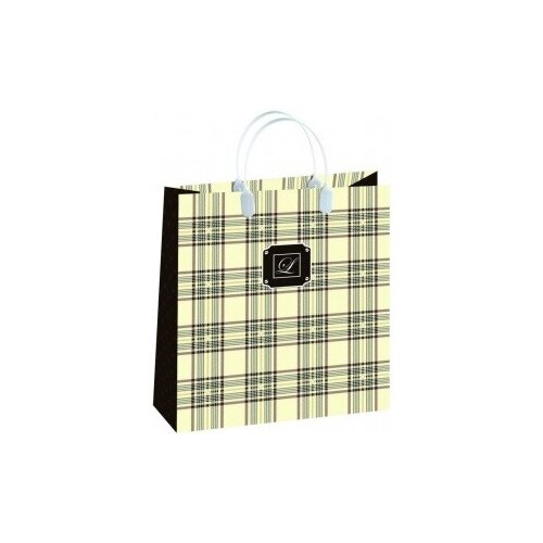 фото Сумка декоративная "бежевая клетка", 230x260 мм bello