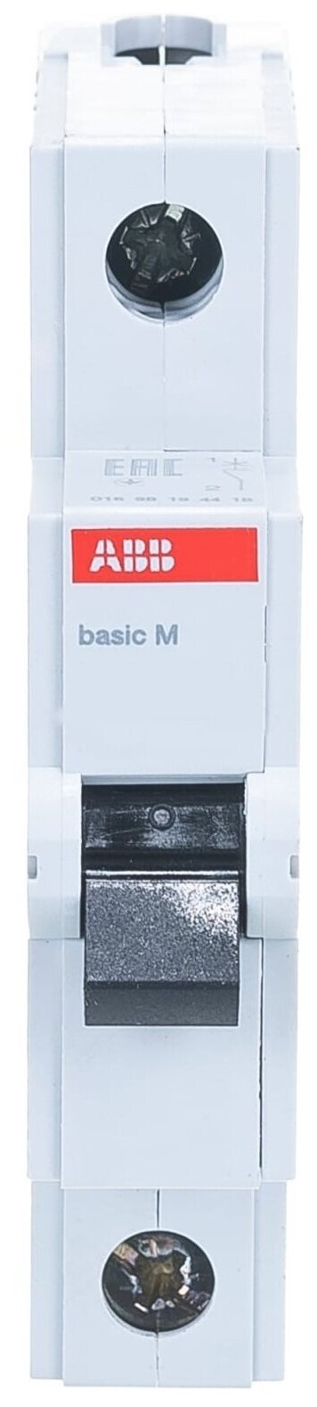 Автоматический выключатель ABB Basic M 1p C25A 6ka — фото 1