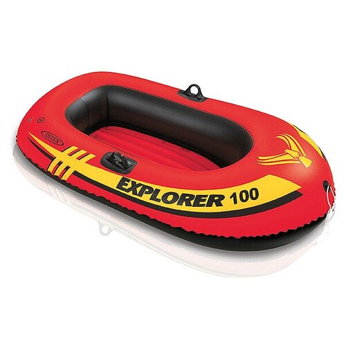 фото Лодка 1мест. без весел исследователь 100 от 6 лет 147х84х36см intex