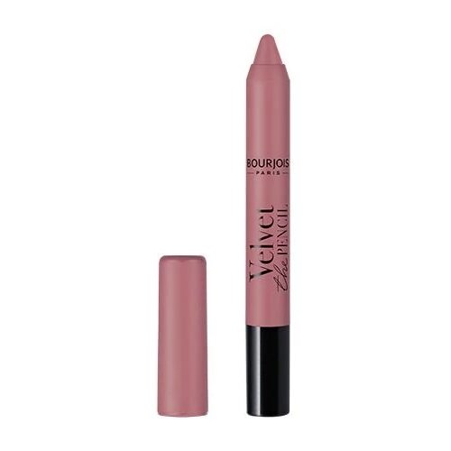 фото Bourjois помада для губ velvet the pencil матовая, оттенок 04 amou-rose
