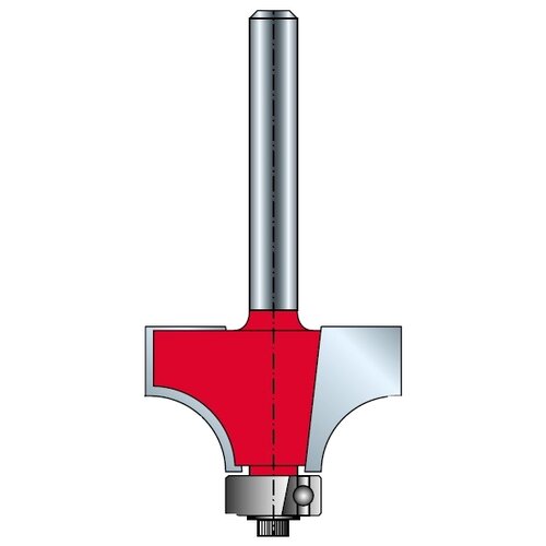 Фреза полукруглая вогнутая с подшипником (16.7х12.7х54.9 мм: R2 мм: Z2: хвостовик 8 мм) FREUD PRO 34-10108 15979233
