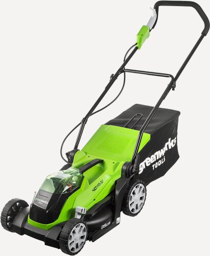 Изображение товара Газонокосилка аккумуляторная G-MAX 40V GREENWORKS G40LM35 NEW