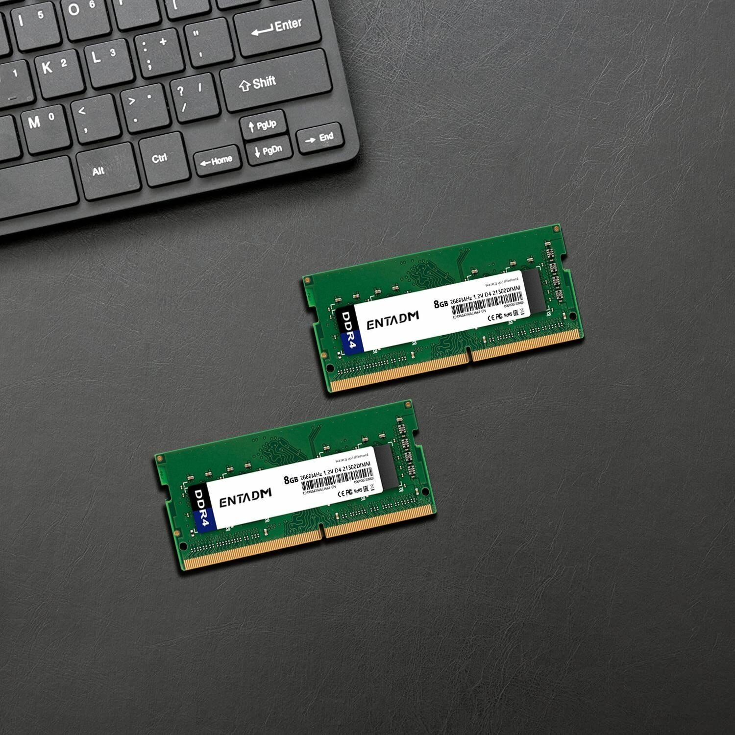 Оперативная память для ноутбука ENTADM DDR4 8ГБ 2666 МГц 12В