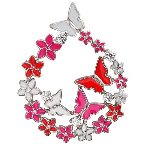 фото Эстет подвеска с 19 фианитами из серебра 01п156666э-3