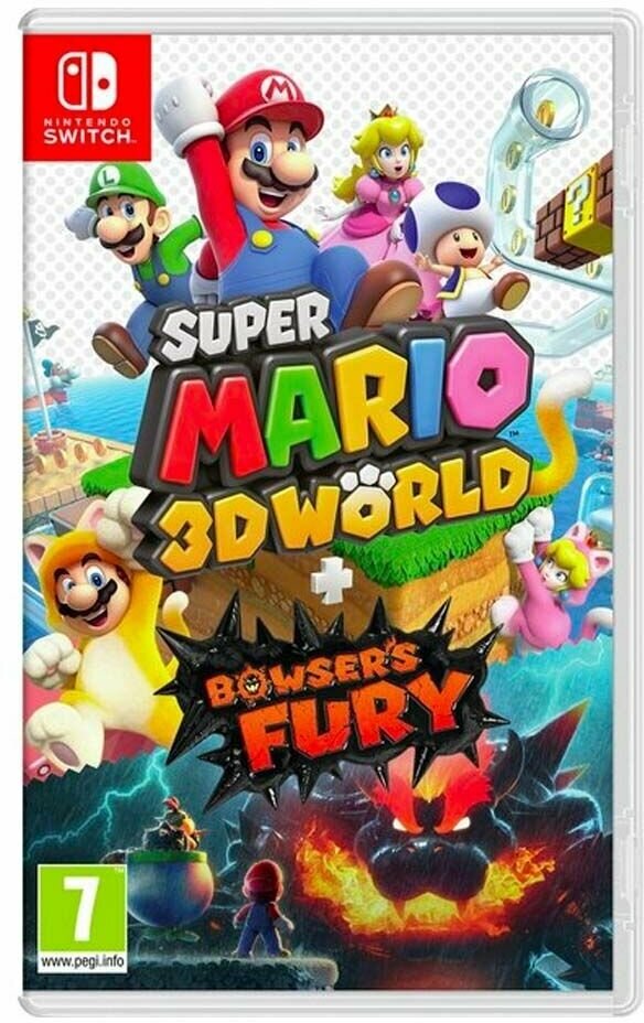 Игра Super Mario 3D World + Bowsers Fury для Nintendo Switch (картридж, русская версия)
