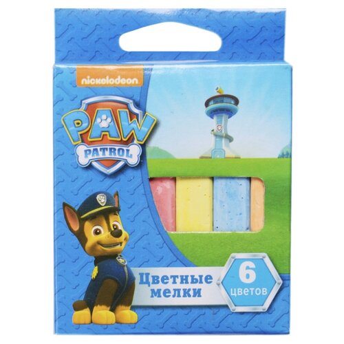 Мелки Росмэн Paw Patrol 6цветов 34017 301₽