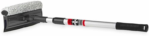 Стеклоочиститель с телескопической алюминиевой ручкой 50-80см, ширина очистителя 20см