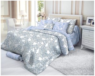 Комплект постельного белья 2,0-спальный, "Verossa", дизайн-Manisa, 2 наволочки-50*70см, ткань-Сатин-люкс, упаковка-Чемоданчик