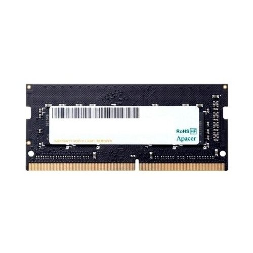 Apacer Модуль памяти Apacer DDR4 8GB 3200MHz SO-DIMM (PC4-25600) CL22 1.2V (Retail) 1024*8 3 years (AS08GGB32CSYBGH/ES.08G21. GSH)