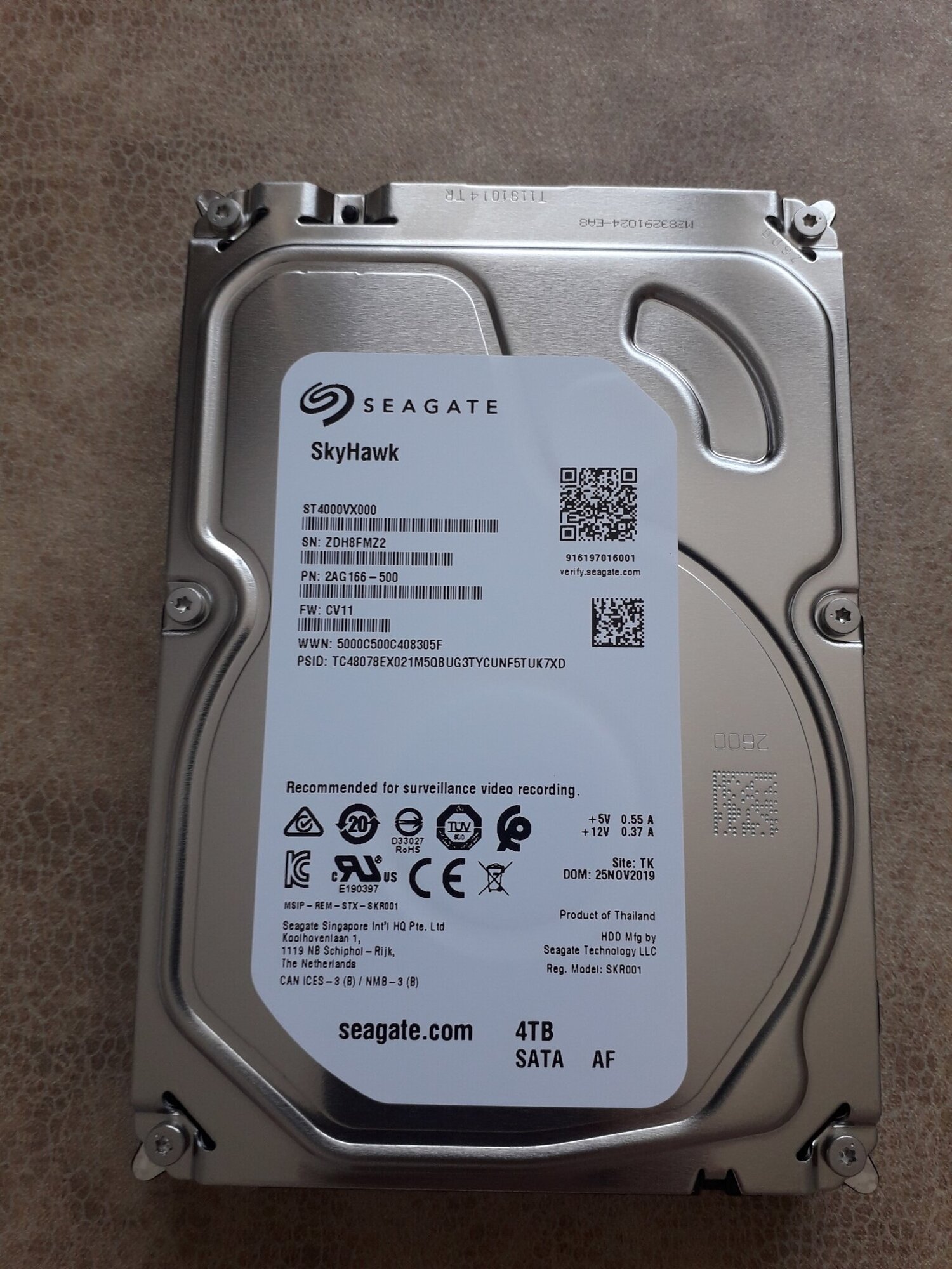 Жесткий диск Seagate 4 ТБ ST4000VX000