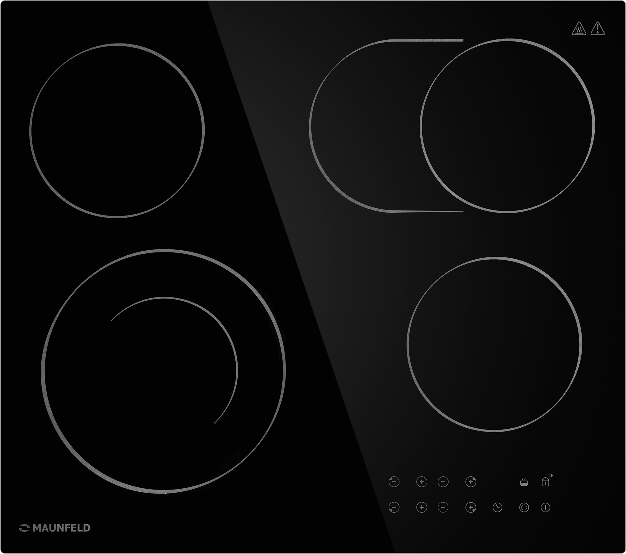 Электрическая варочная панель MAUNFELD CVCE594SMDBK - фотография № 2