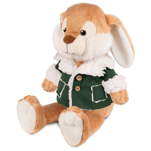 Мягкая игрушка MAXITOYS LUXURY MT-MRT02226-4-20 Кролик Эдик в дубленке 20 см