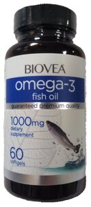 Фото Omega-3 fish oil 1000 mg капс. №60