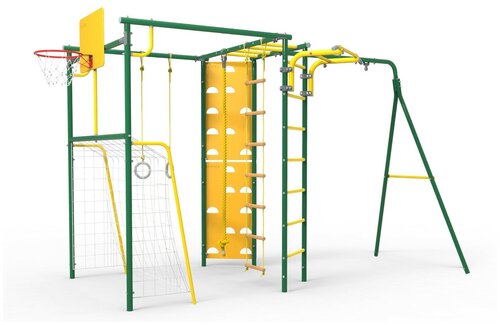 Спортивно-игровой комплекс ROKIDS УДСК-7.2 Атлет-К без качелей, зеленый