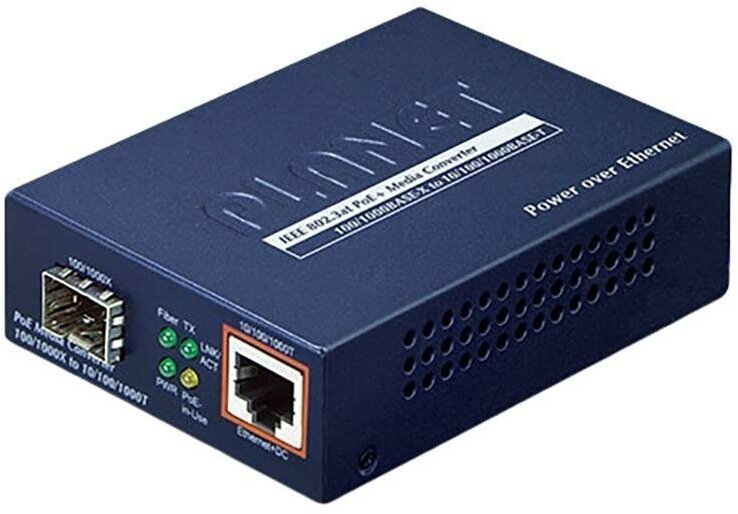 Медиаконвертер сетевой Planet GT-805A 10/100/1000Base-T to miniGBIC (SFP) Converter