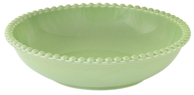 Тарелка суповая, Tiffany, 20 см, зелёный, EL-R2701-TIFG