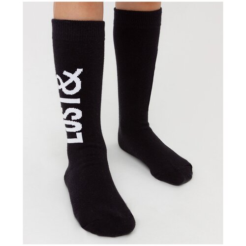 фото Носки высокие черные button blue, для мальчиков, размер 14, мод 123bbbu85010800