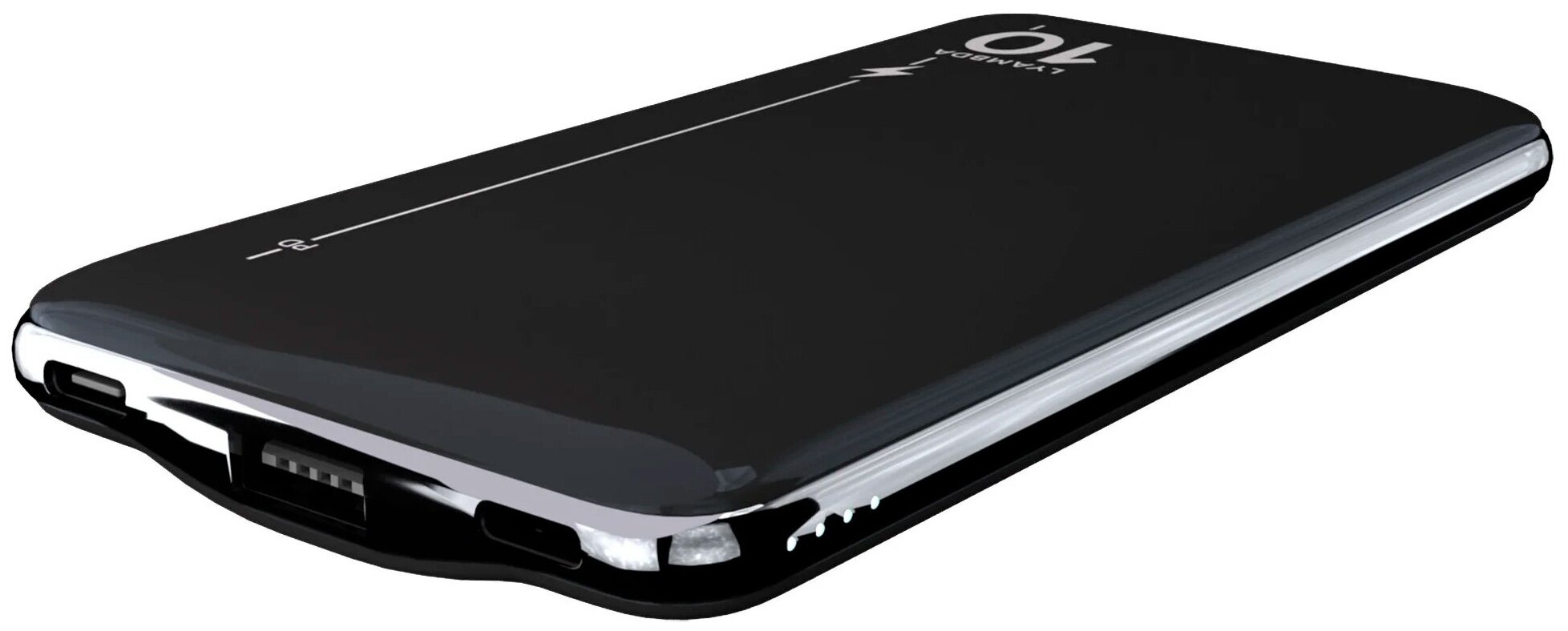 Внешний аккумулятор Lyambda LP302, 10000 мАч, до 18Вт, USB, Type-C, Lightning, Черный LP302 - фото №8