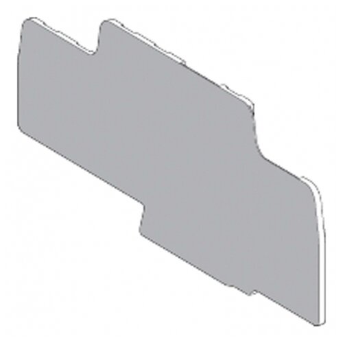 Торцевая и разделительная пластина (изолятор) для клеммного блока Schneider Electric AB1AC24
